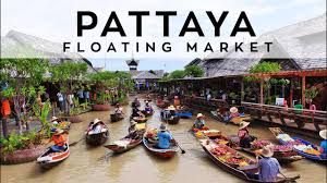 pattaya floating market with boat (transfer excluded)